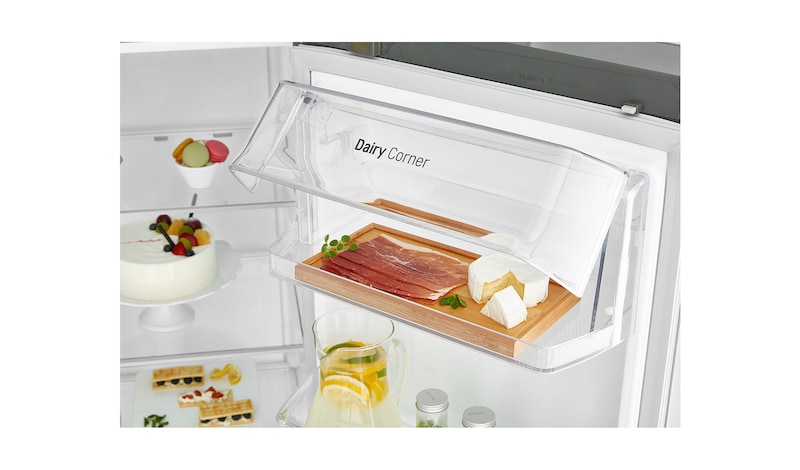 LG Réfrigérateur Américain | 601L | Compresseur linéaire | Total No Frost | Smart Diagnosis | Moist Balance Crisper | A+, LG GSL6671SC